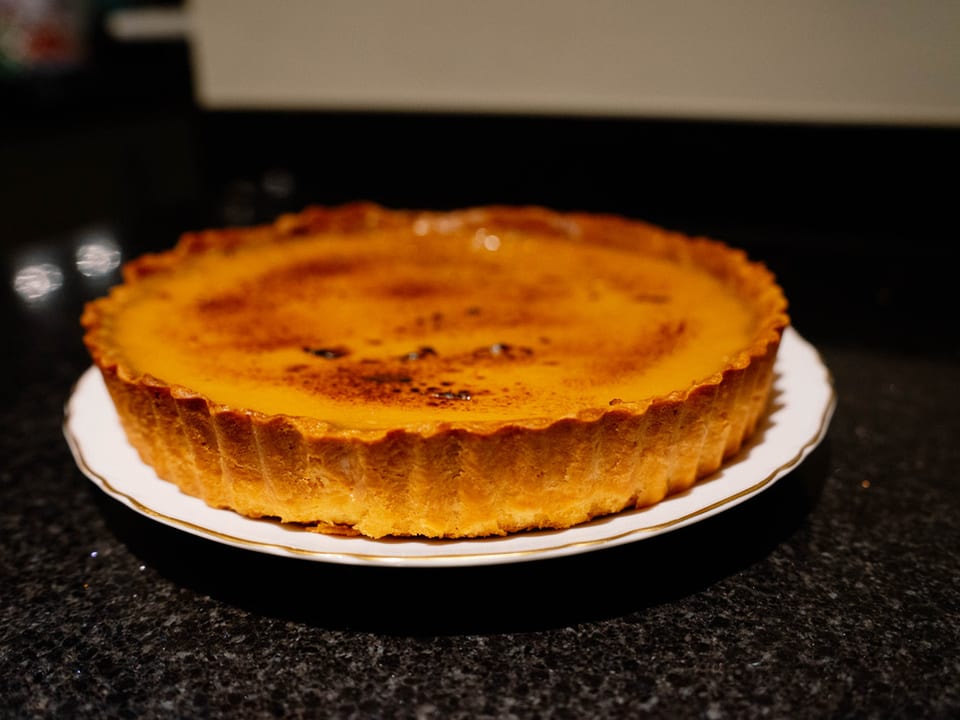 Custard tart from Beastly Bakery